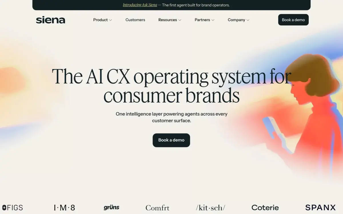Siena AI website